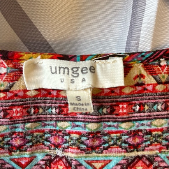 Umgee Cream and Multicolor Embroidered Mini Dress - Picture 5 of 6